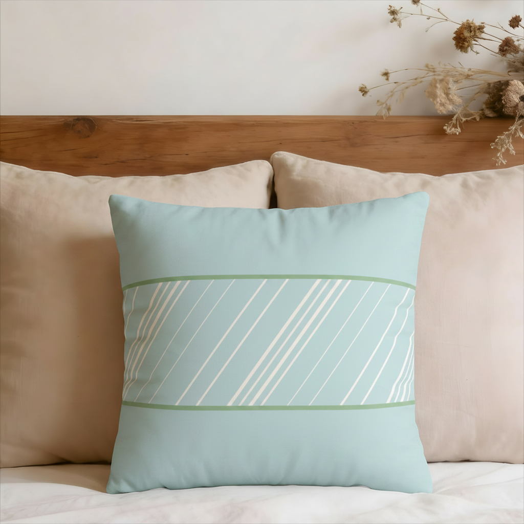 Elegance in Stripes Pillow Cover