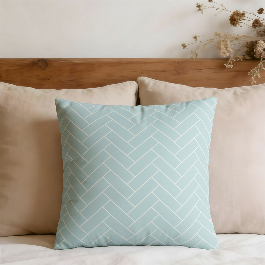 Sandy Beach Walk Pillow Cover