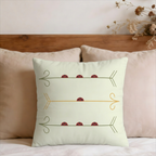 Boho Arrows and Ladybugs Faux Suede Pillow Cover