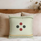 Mid Century Dots Faux Suede Pillow Cover